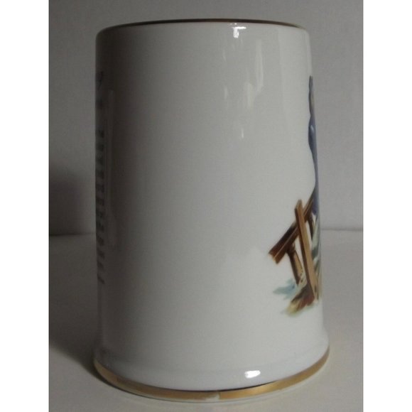 Vintage Norman Rockwell Museum Collection Braving The Storm 1985 Coffee Mug - Picture 5 of 11